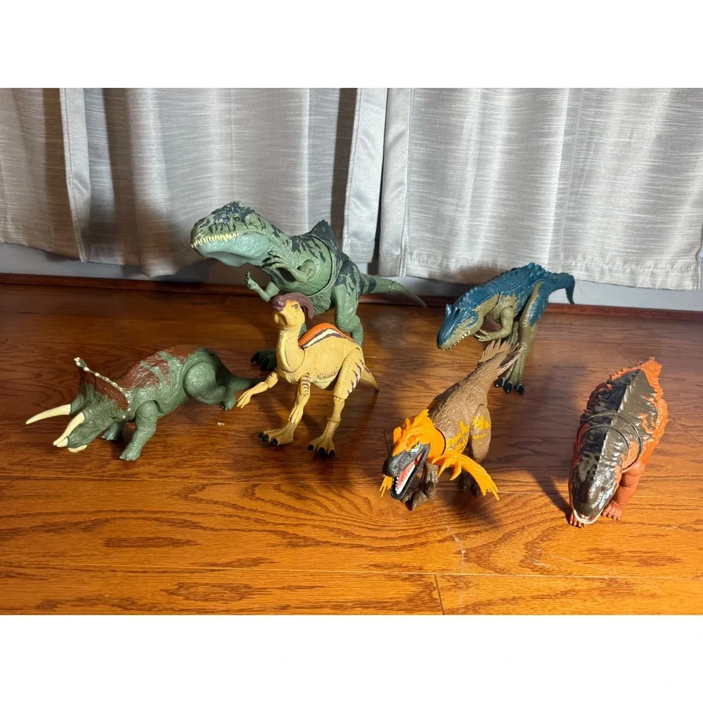 Mattel Jurassic World Dominion Dinosaur Lot Giganotosaurus Allosaurus Pyroraptor